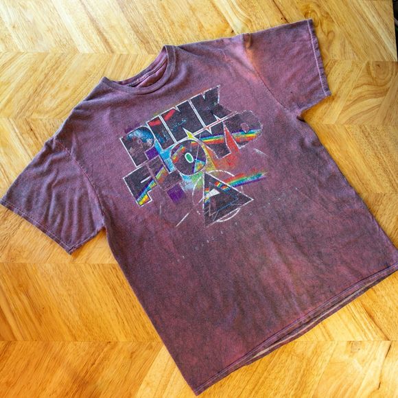 Pink Floyd Other - VINTAGE Mens T-Shirt Pink Floyd Dark Side Of The Moon Graphic North America Tour
